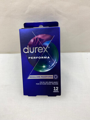 Durex Performa Kondome   Für Sex, der länger anhält (12 Stück)