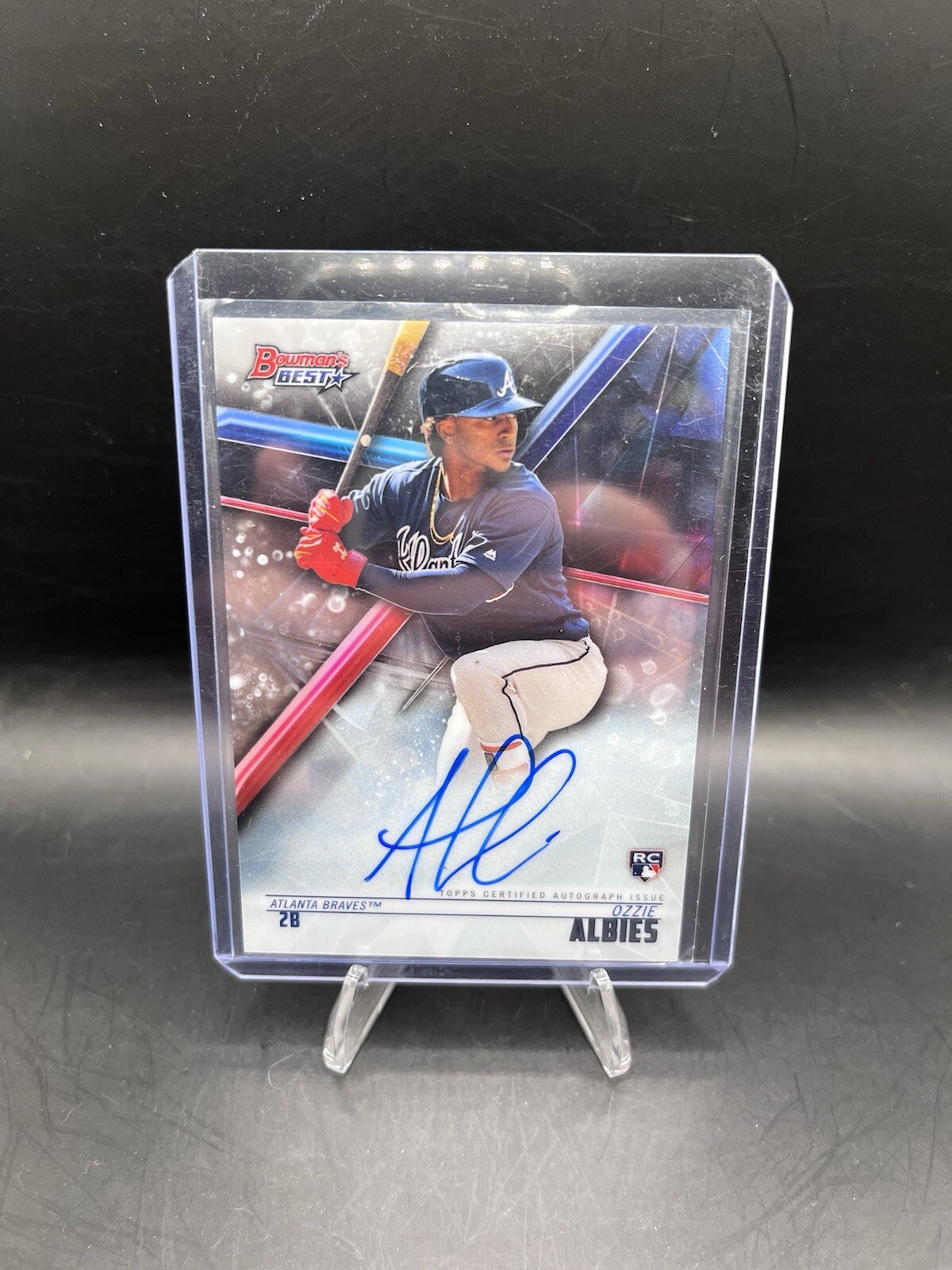 2018 Bowman’s Best Ozzie Albies RC Best Of 2018 RC Auto