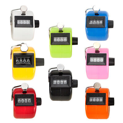 Handheld Portable 4 Digit Finger Clicker Sports Hand Tally Counter