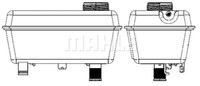 Mahle CRT 27 000S AusgleichsbehäLter, KüHlmittel FüR Volvo