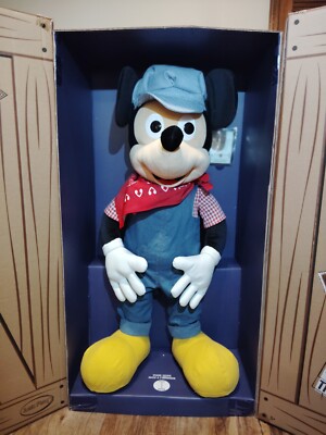 Disney Vault Engineer Mickey Mouse Plush 36in Just Play 2021 Limited Edition NEW