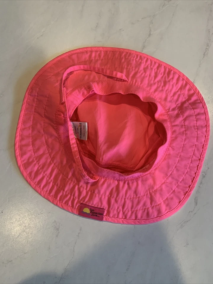 Zona de Protección Solar Niñas Niños Niños Safari Sombrero Talla Única Edades 3-10 Rosa Foto 4 de 4