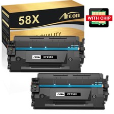 2x CF258A CF258X For HP 58A 58X Toner With Chip LaserJet Pro M404dn MFP M428 lot