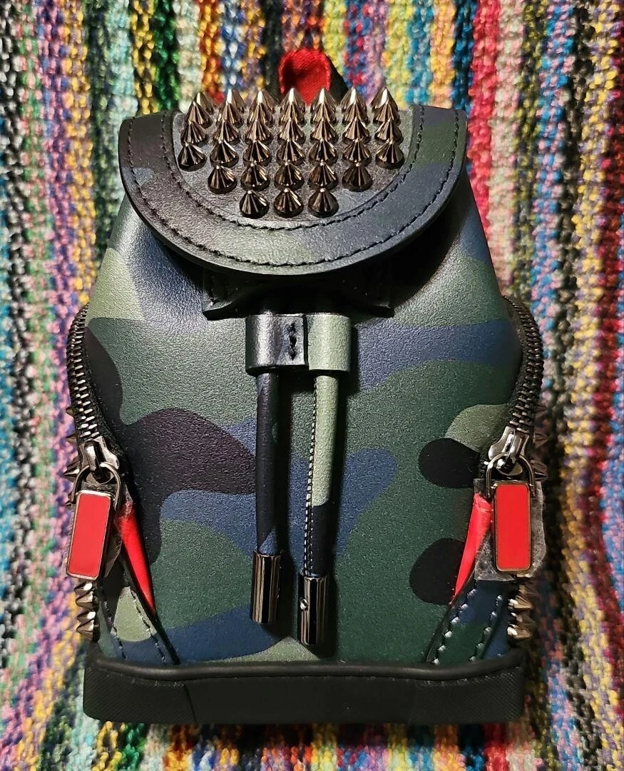 Christian Louboutin — Christian Louboutin Explorer Funk Mini bag Camouflage Studs w/Shoulder strap