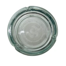 Vintage 1984 US Pavilion Louisiana World Exposition Ashtray Glass Round 5.75"