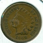 1909 INDIAN HEAD CENT, VERY FINE-EXTRA FINE, GREAT PRICE!