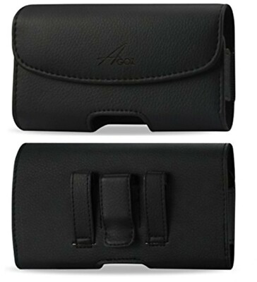 Agoz Leather Belt Clip Case Pouch for Motorola Edge+ One Moto G Stylus G Power