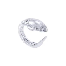 Celtic Whale Wrap Ring 925 Sterling Silver Fine Ocean Sea Life Totem Jewelry