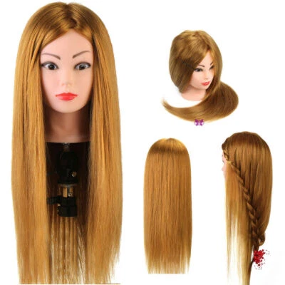 NEVERLAND BEAUTY & HEALTHY 60% capelli veri testa da esercizio testa da parrucchiere testa da parrucchiere testa da allenamento salone formazione