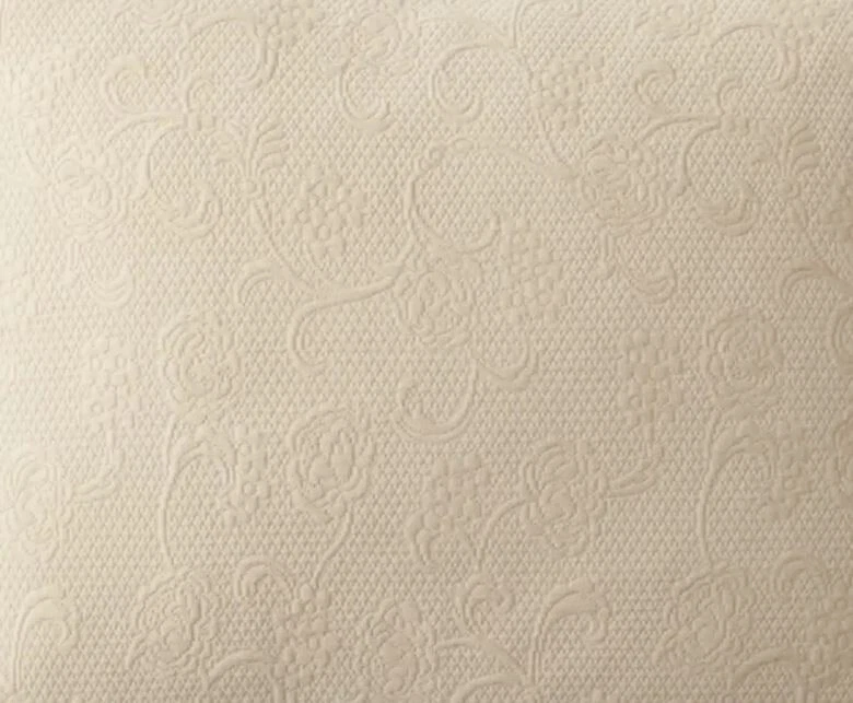 Sferra Floral Matelasse Par Falso Beige Tostado Festoneado Ropa de Cama Algodón King Euro Foto 4 de 4