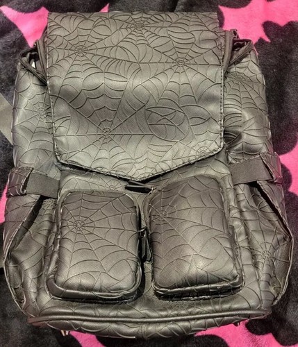 DISCONTINUED Mumsterville X Backstitch Bruja Spider Web *LUNA BAG* Baby Bag