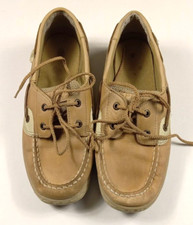 Size 5M Sperry Top Sider Boat Shoes Women's Bluefish Tan Leather Lace Up