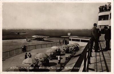 PC AVIATION AERODROME DE BRON BUFFET-HOTEL (a54789)
