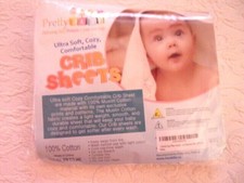 Pretty Baby Light Blue, Orange, Green, Yellow Elephant Print Fitted Crib Sheets-