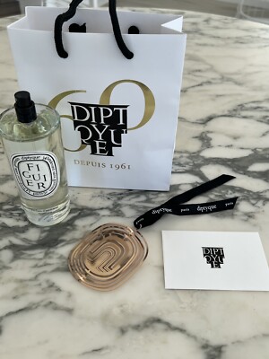 Diptyque Gift Bag Collectible Gold Ornament and Full Size Figuier
