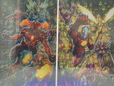 WE LIVE AGE OF PALLADIONS #1 ALAN QUAH METAL CONNECTING COVERS LMT 100 W/COAs
