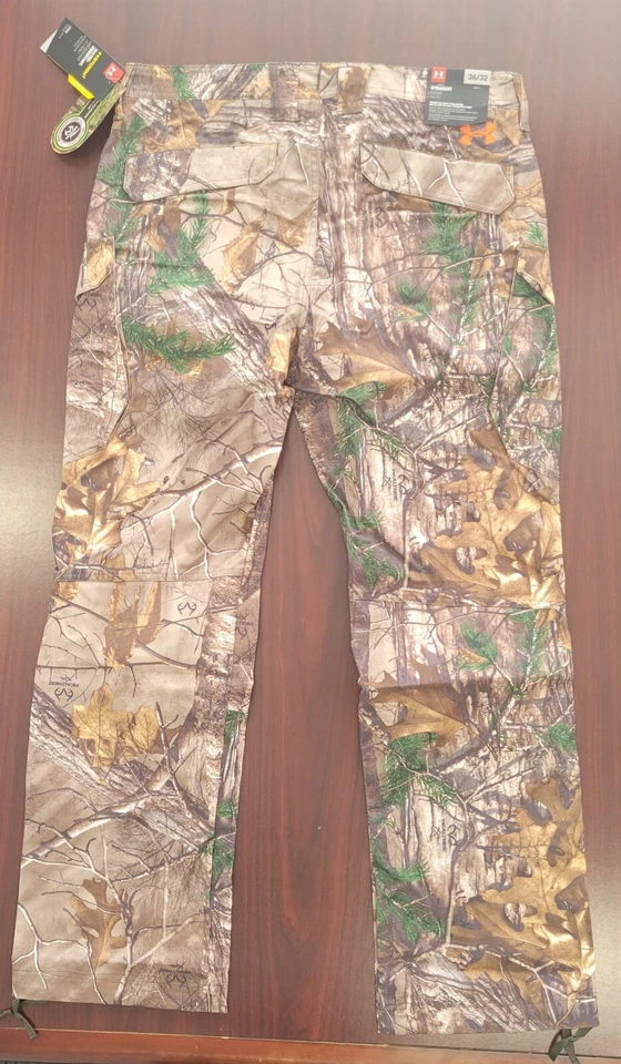Under Armour Storm Water Resistant Realtree Xtra Camo Hunting Pants 42X32 UA - Image 2 of 4