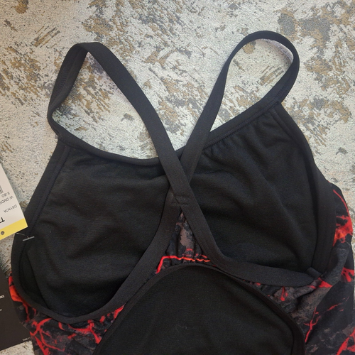 TYR Diamond Fit Women's Swimsuit Size 32 M Duralast Elite Synapse 610 Red DSYN7A - Picture 5 of 8