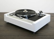 Zarge Gehäuse chassis für Thorens TD 125 und MKII in weiß Hochglanzlack