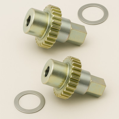 2x passend für Opel Astra H Twintop Verdeckmotor Verdeckantrieb Zahnrad 27 Zähne
