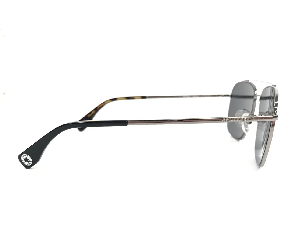 Gafas de sol Converse SCO190 PLATEADAS monturas de aviador con lentes polarizadas gris oscuro Foto 4 de 4