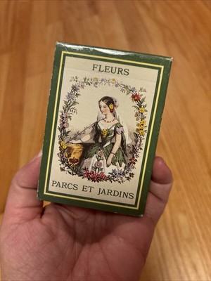 Fleurs Parcs Et Jardins Playing Cards Vintage Pretty Game