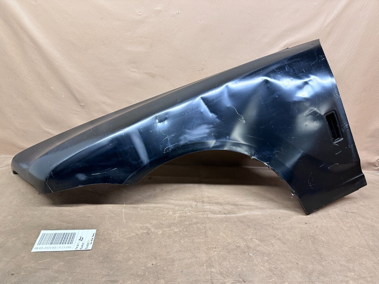 2010-2018 ROLLS ROYCE GHOST FRONT LEFT LH FENDER SHELL STEEL UNPAINTED OEM