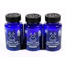 3 NuvoMed STRESS CARE 60 vegan caps Anxiety Mental Fatigue ashwagandha
