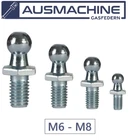 Ball Pin Ball Head M6 M8 Ball Pin - 12mm 20mm Thread for Gas Spring
