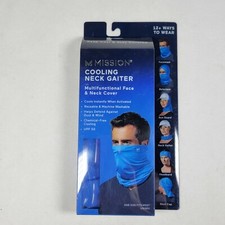 MISSION Cooling Neck Gaiter 12 Ways To Wears Face Mask UPF 50 Cools when Wet