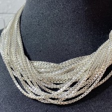 NEW - Silver Box Chain Necklace 925 Sterling Silver  - 20" - 2MM Thickness