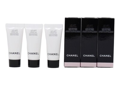 CHANEL LE LIFT CREME FINE BOTANICAL ALFALFA 5ml .17fl oz x 3 SAMPLE TUBES