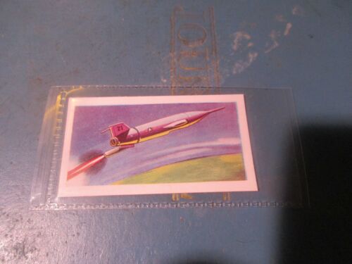 BeanO Bubble Gum Card - 1956 The Conquest of Space #15 - Guided Missile - Picture 1 of 2