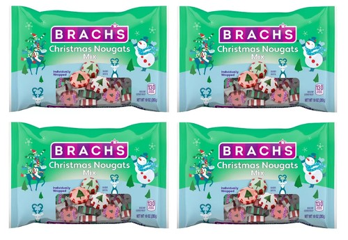 Brach's Christmas Nougats Mix Candy, Individually Wrapped 10-Ounce (Pack of 4) - 第 1/7 張圖片