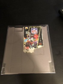 🔥NFL Football-Nintendo 1989-TESTED/WORKS-NES Game W/ Protective Case🔥