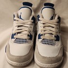 Jordan Air Jordan 4 Retro White Blue Boys Low Top Sneaker US 12C — photo 3