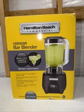 Hamilton Beach Commercial 908R 44Oz Bar Blender, 2 Speed, 1 HP, Black (HBB908R)