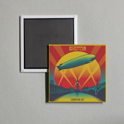 Led Zeppelin - Celebration Day Album Cover Locker Fridge Magnet