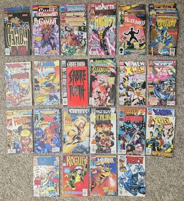 X-Men related comic lot Of 50 - 1st issues  Gambit Rogue Bishop Sabretooth XSE
