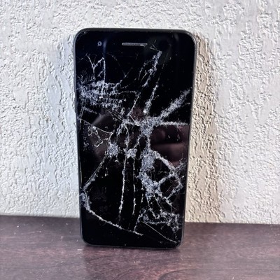 LG Fortune 2 LM-X210CM Cellphone - Black - Cricket -Untested Broken Screen