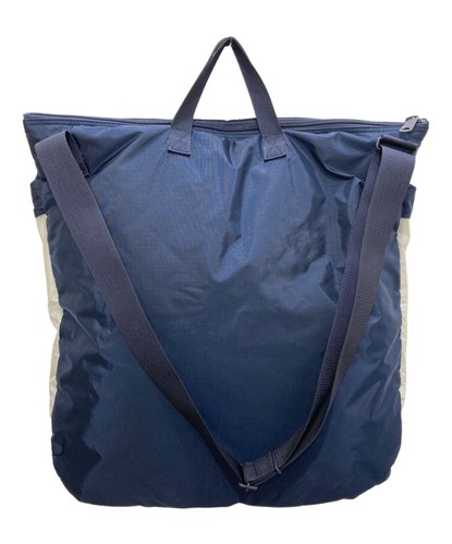 Yoshida Porter x BEAMS Helmet bag 2Way Navy x White From Japan - Picture 3 of 24