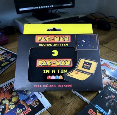 Pac-Man Arcade In A Tin Handheld Game Fizz Creations Official Retro Toy New