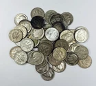 *LOT OF 50 PRE-1965 SILVER ROOSEVELT DIMES* *FULL ROLL* NR #C2088