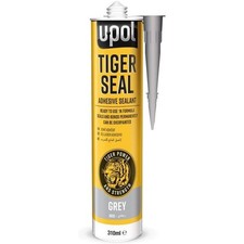 Upol Tiger Seal PU Adhesive Sealant Grey Tigerseal Polyurethane Tube 310ML
