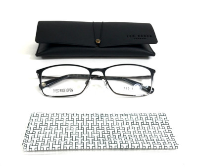 Ted Baker Eyeglasses Frames TXL513 BLK Black Silver Extra Large 58-17-145