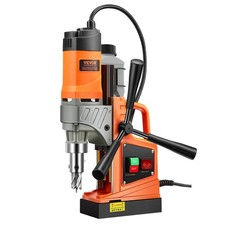 Electric Mag Drill: 1450W, 850 RPM, 1.6in Boring, 2810lbf Magnet, Steel Only