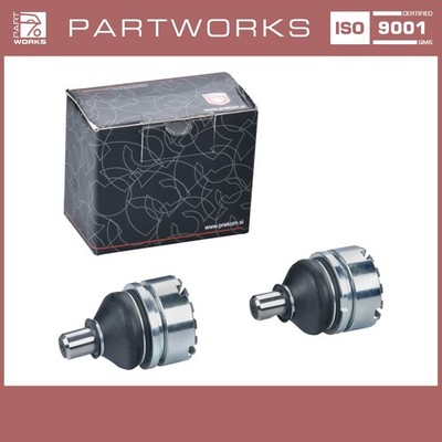 2x ball joint for Porsche 911 F/G 914 '69-'71 + groove nut
