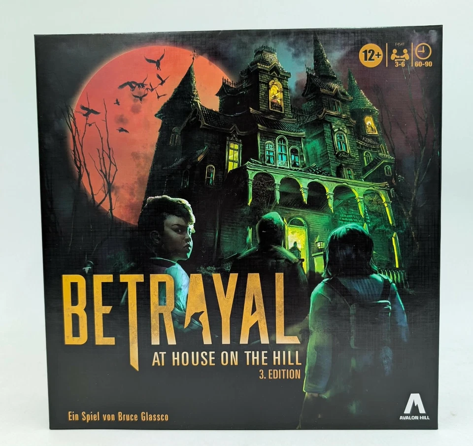 Hasbro Avalon Hill Betrayal at House on the Hill 3.Edition  Deutsche Ausgabe NEU - Bild 3 von 4