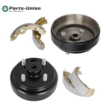 Rear Brake Hub Drums Brake Shoe Kit Electric For EZGO TXT 96+ Golf Cart 70795G01