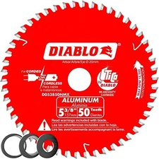 Diablo D053850NMX 5-3/8" x 50-Teeth Saw Blade for Medium Aluminum